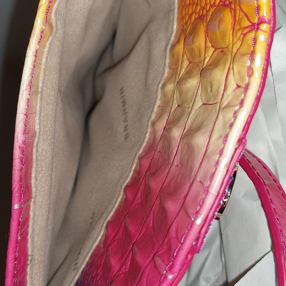 Brahmin Croc-Embossed Tote and Pouch Set
*limited offer free leather jacket * - Picture 15 of 16
